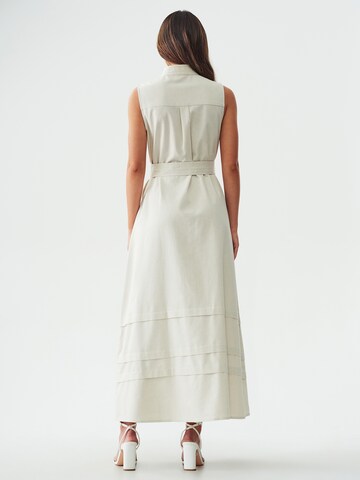 Willa Dress 'JUSTICE' in Beige: back