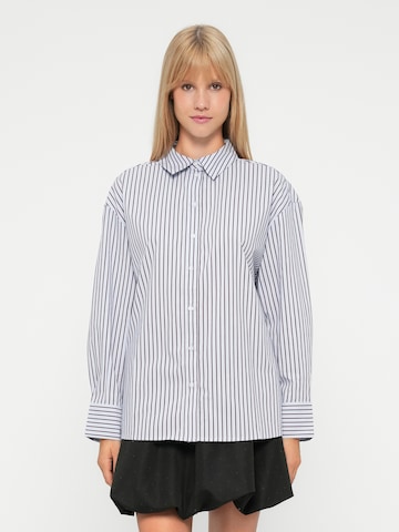 JDY Bluse 'JDYMIO' in Blau: Vorderseite
