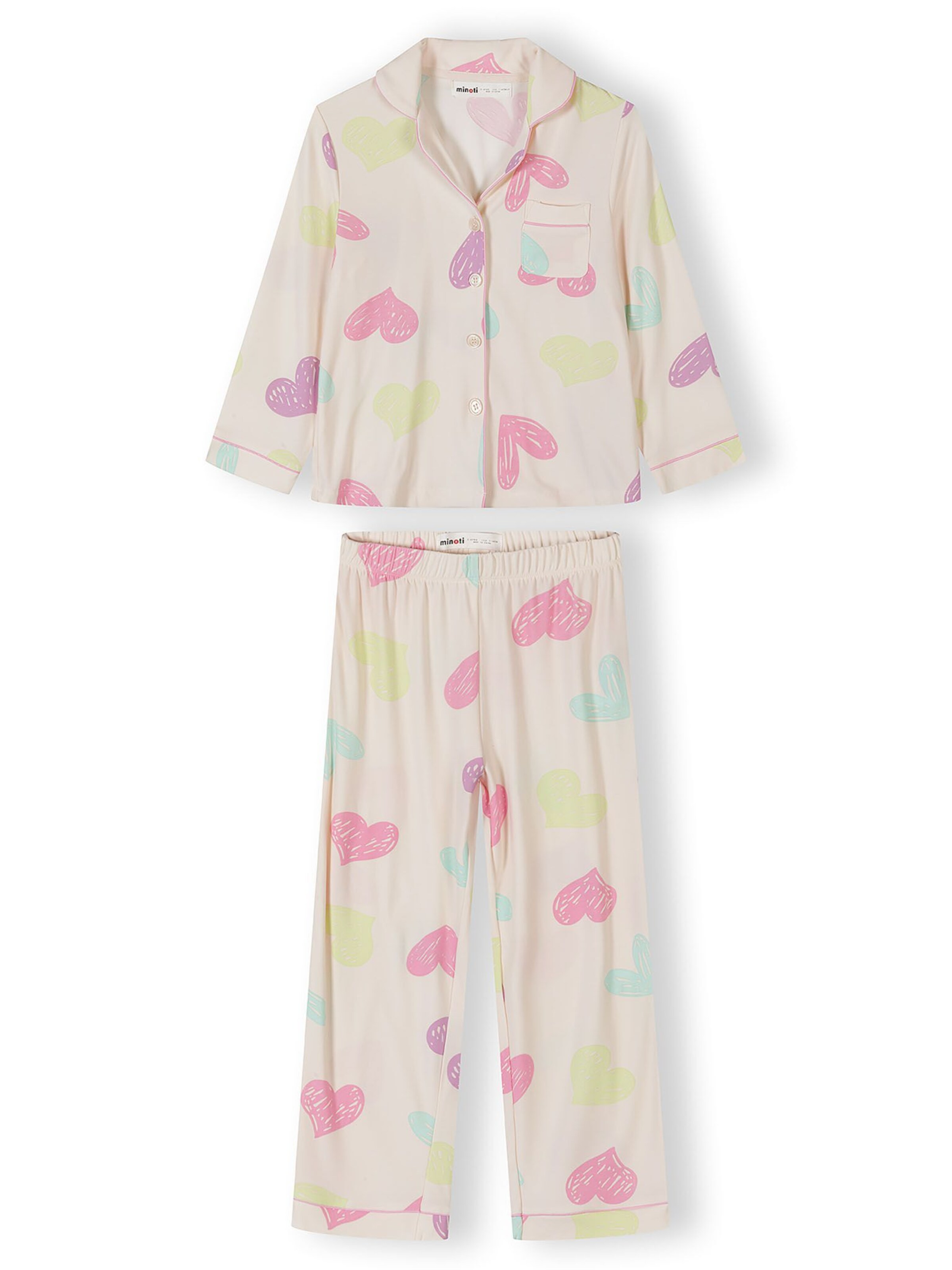 Pyjama MINOTI en rose : devant