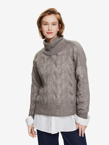 Pull-over ESPRIT en gris : devant