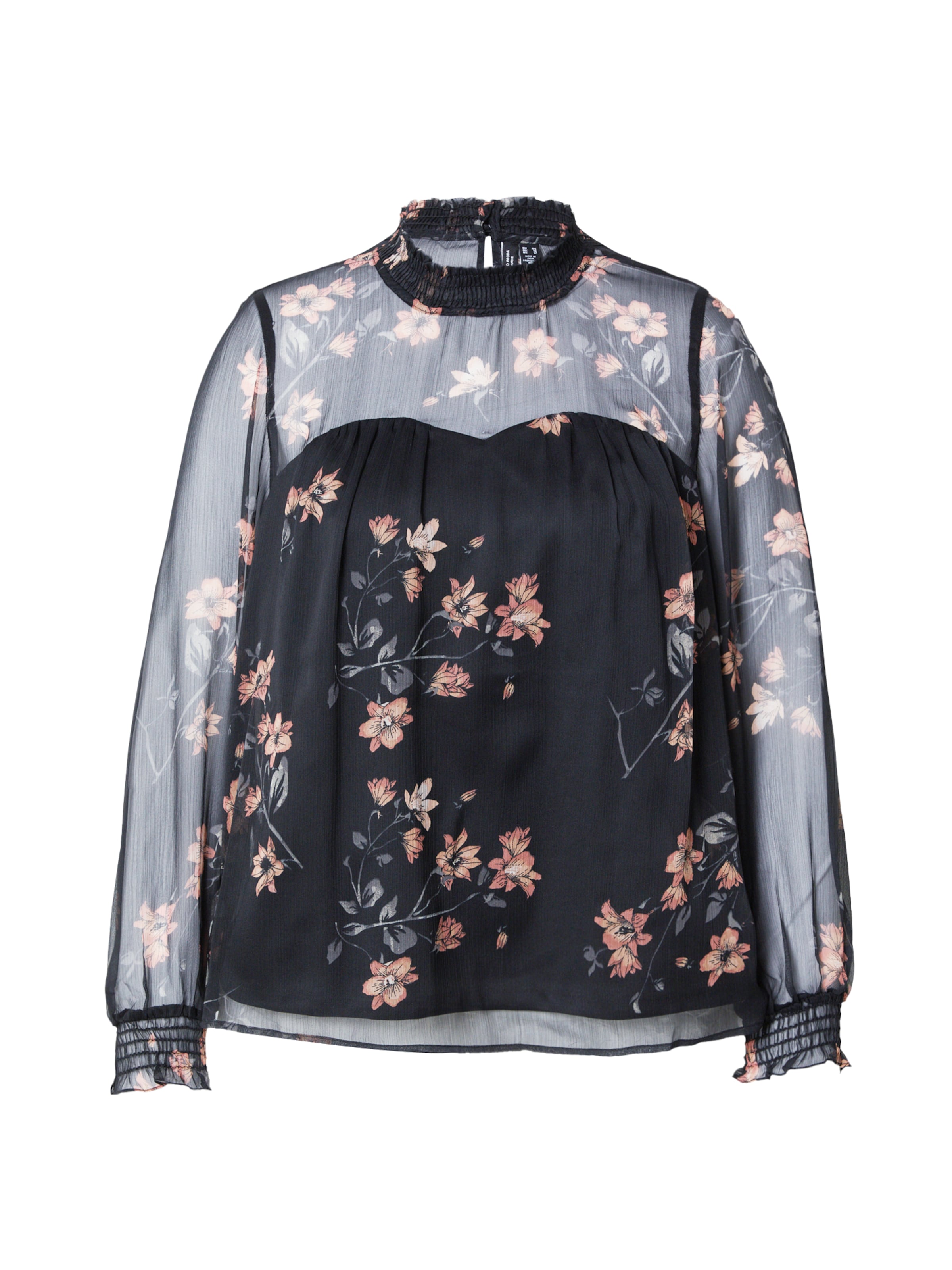 Vero Moda CurveBluza - crna boja: prednji dio