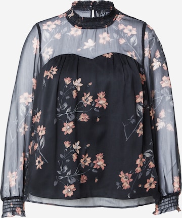 Vero Moda CurveBluza - crna boja: prednji dio