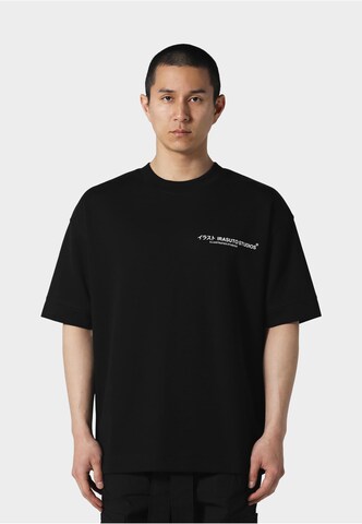Irasuto Studios Shirt 'Redi' in Zwart: voorkant