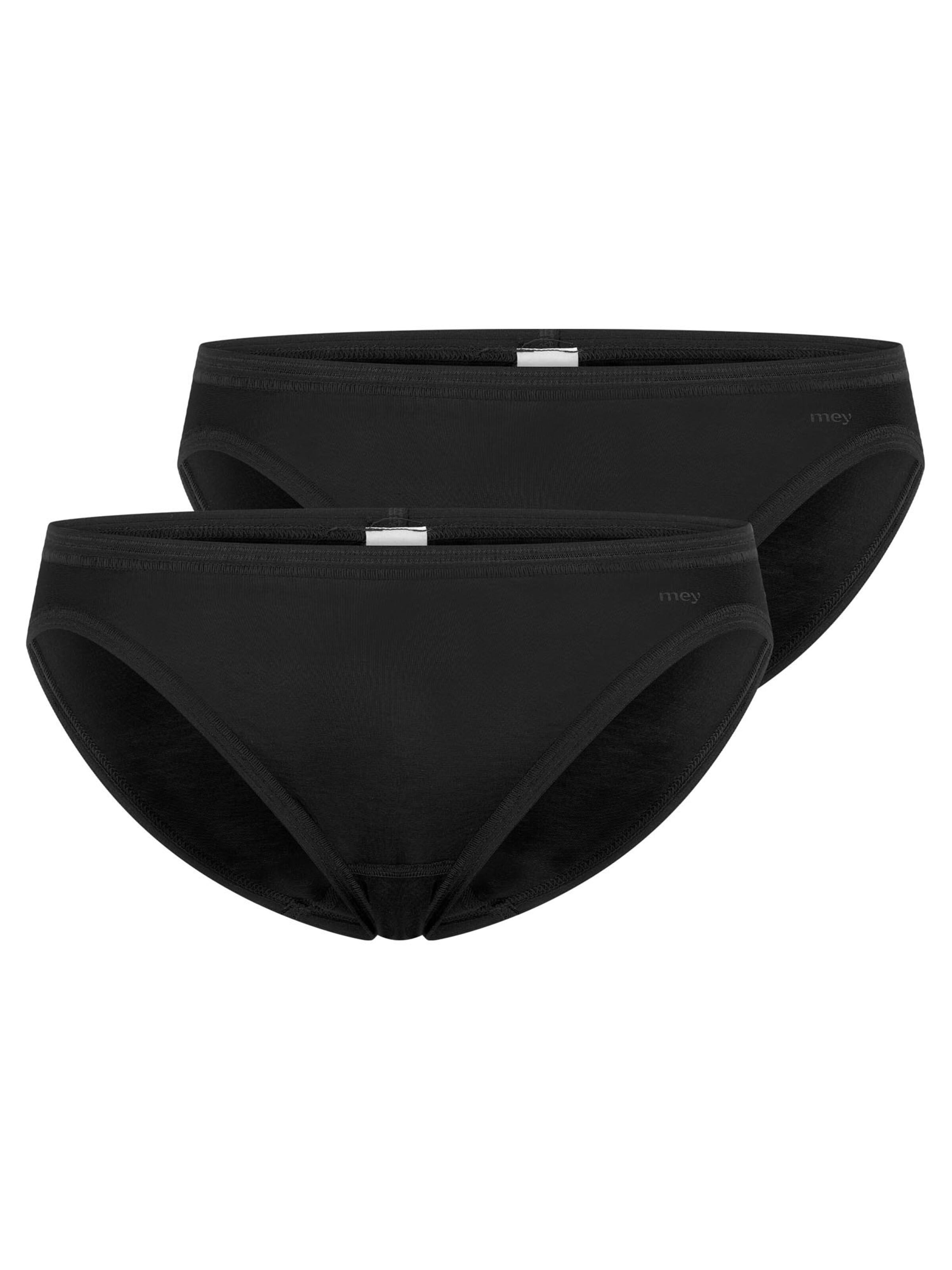 Mey Slip 'Lights Basic'‌ in Schwarz: Vorderseite