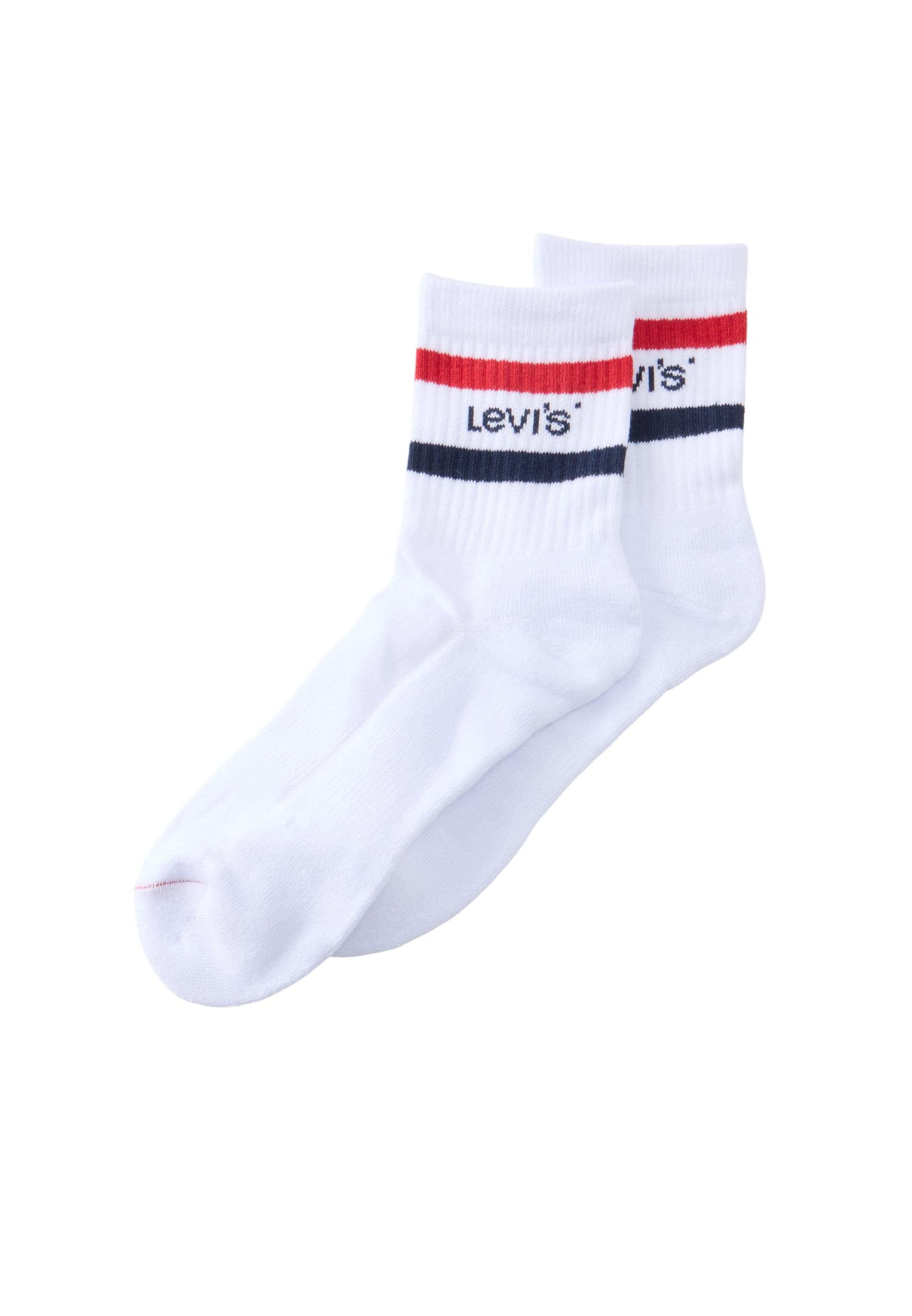 LEVI'S ® Къси чорапи в бяло: отпред
