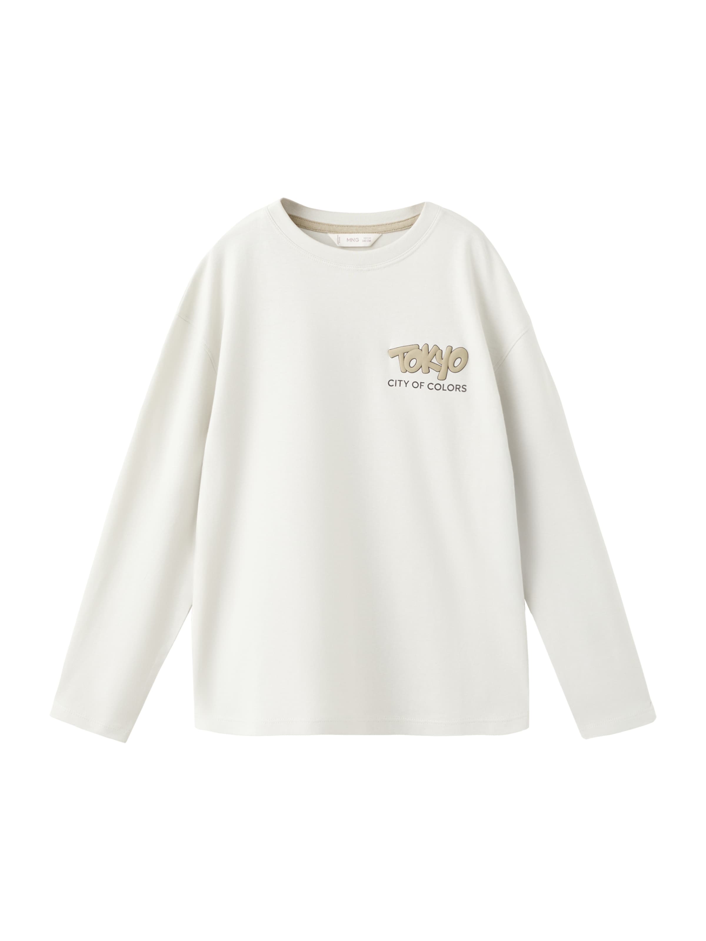 MANGO KIDS Tričko 'TOKYO' - Biela: predná strana