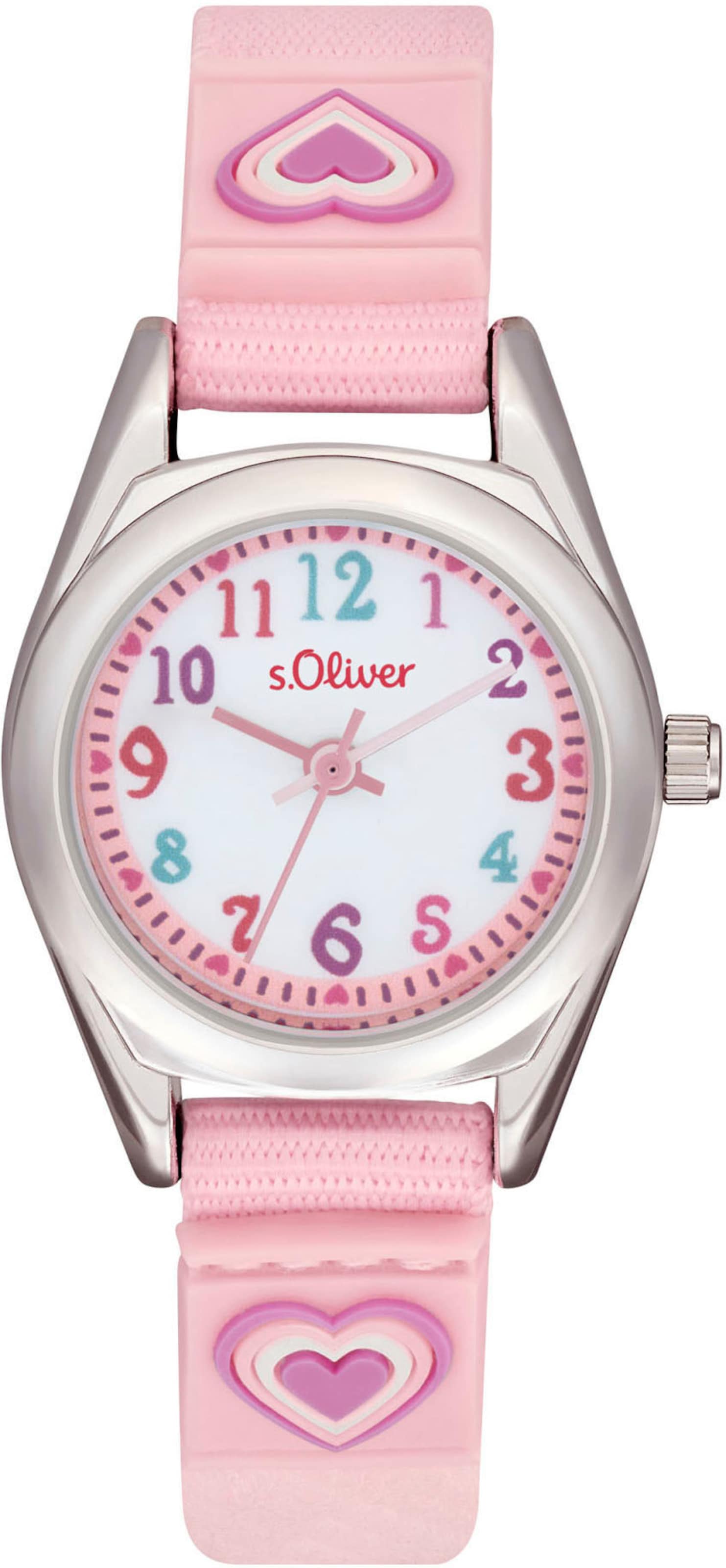 s.Oliver Uhr in Pink: Vorderseite