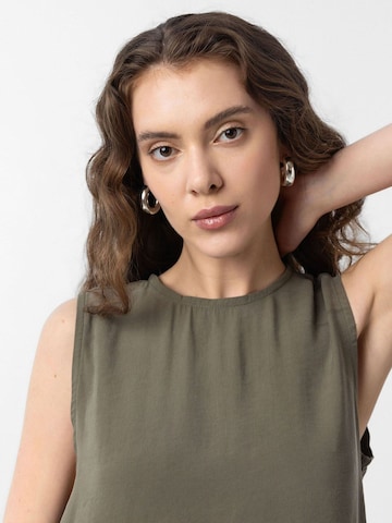 Robe 'Laura' Antioch en vert