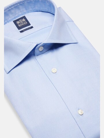 Boggi Milano Regularny krój Koszula w kolorze niebieski