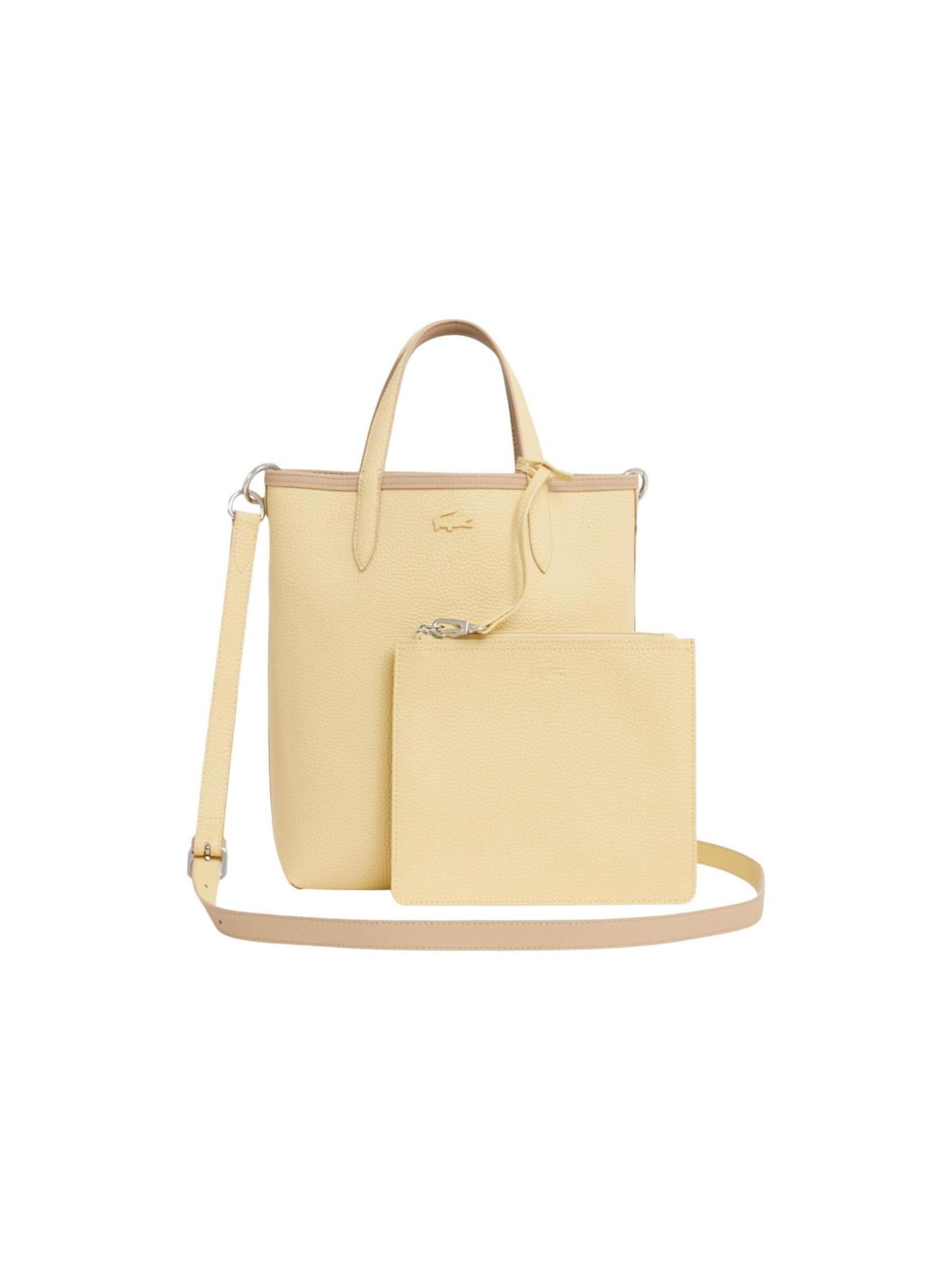 LACOSTE - Bolso de hombro 'SHOPPING NF2991' en beige