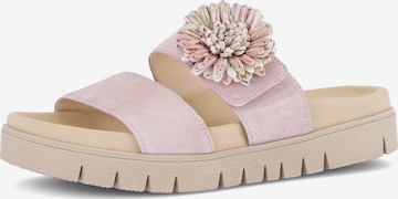 GABOR Mules in Pink: front