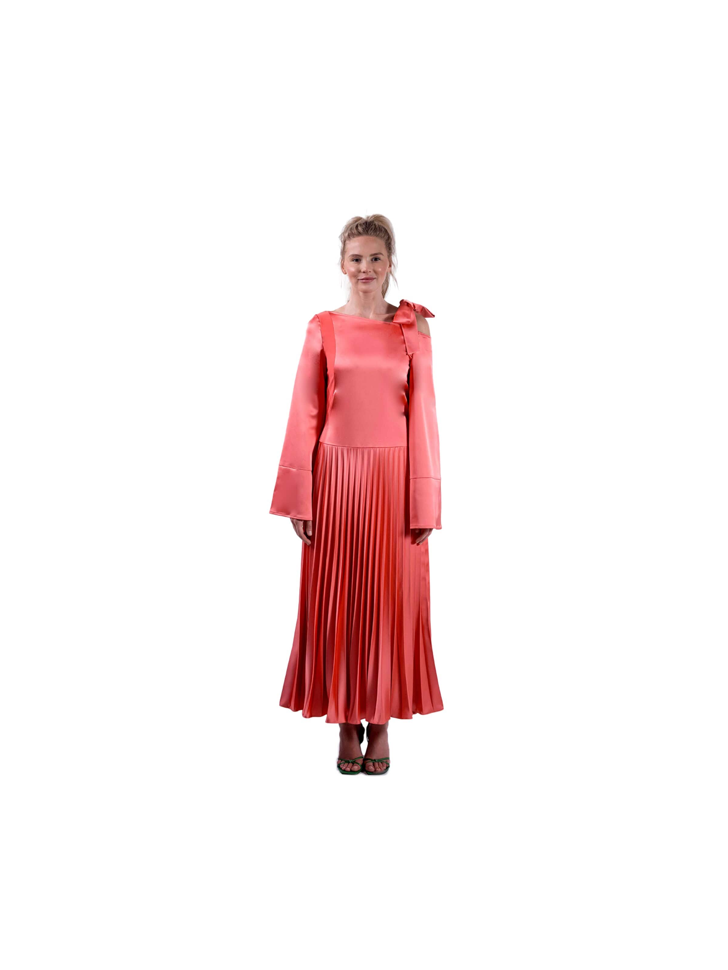 MARYLAND Studio Abendkleid 'Signature Plissee'‌‌‌‌‌‌ in Orange: Vorderseite