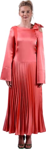 MARYLAND Studio Abendkleid 'Signature Plissee' in Orange: Vorderseite