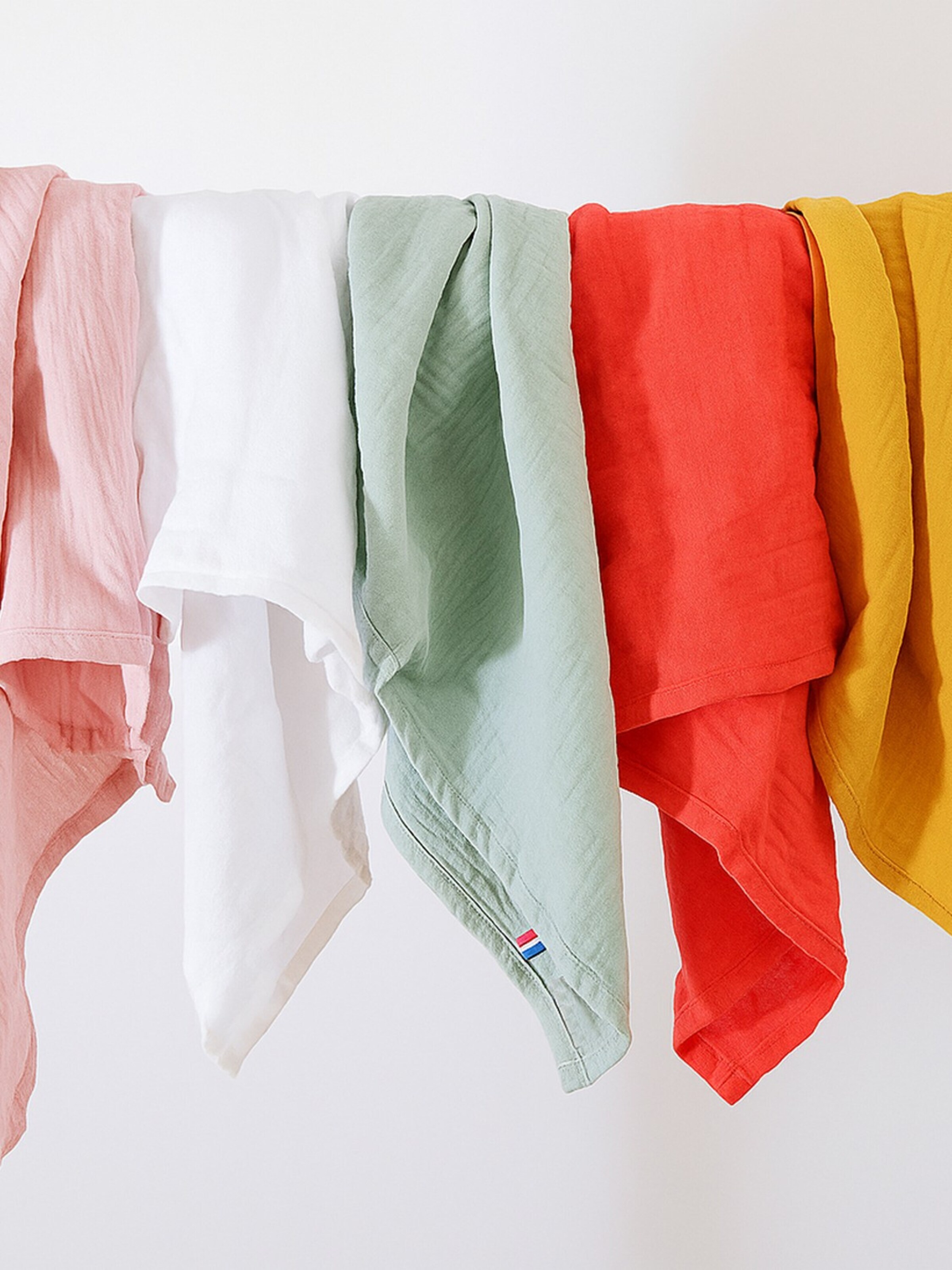 PAPATE - Manta para bebé 'Organic Cotton Swaddles' en rosa