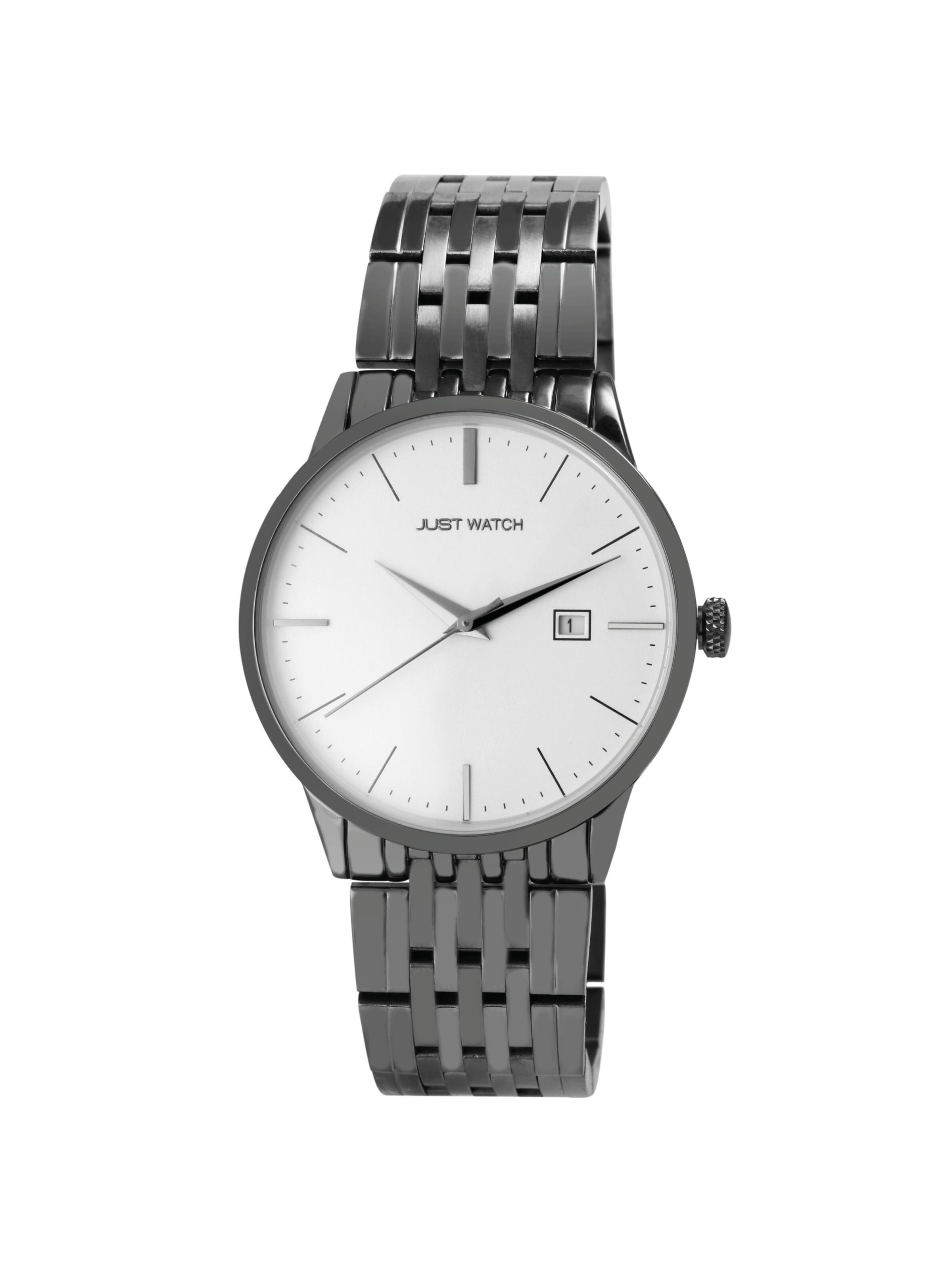 Just Watch Analog Watch 'Elia, Datumsanzeige' in Grey