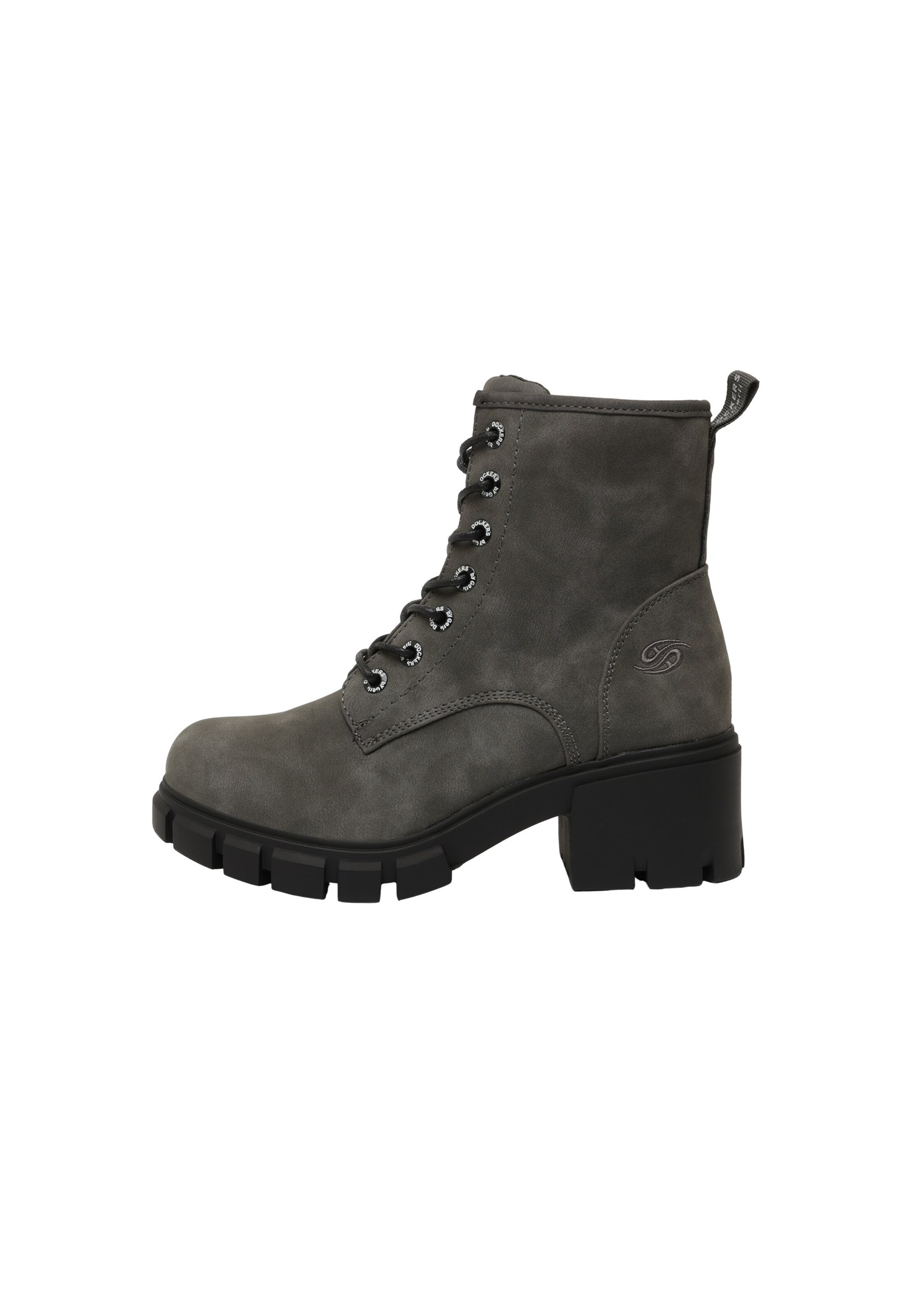 Dockers by Gerli Schnürstiefelette in Grau: Vorderseite