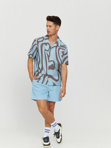 mazine Regular Fit Hemd ' Honolulu Shirt ' in Blau
