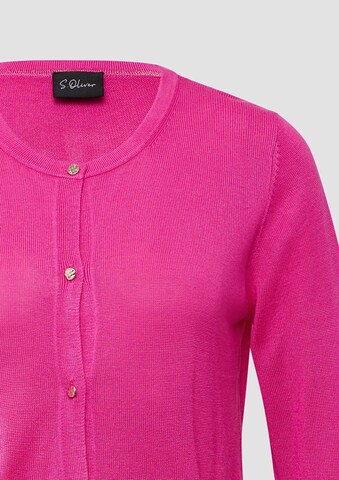 s.Oliver BLACK LABEL Strickjacke in Pink