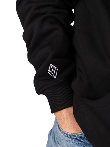 Crystal Paris Sweatvest 'Trademark' in Zwart