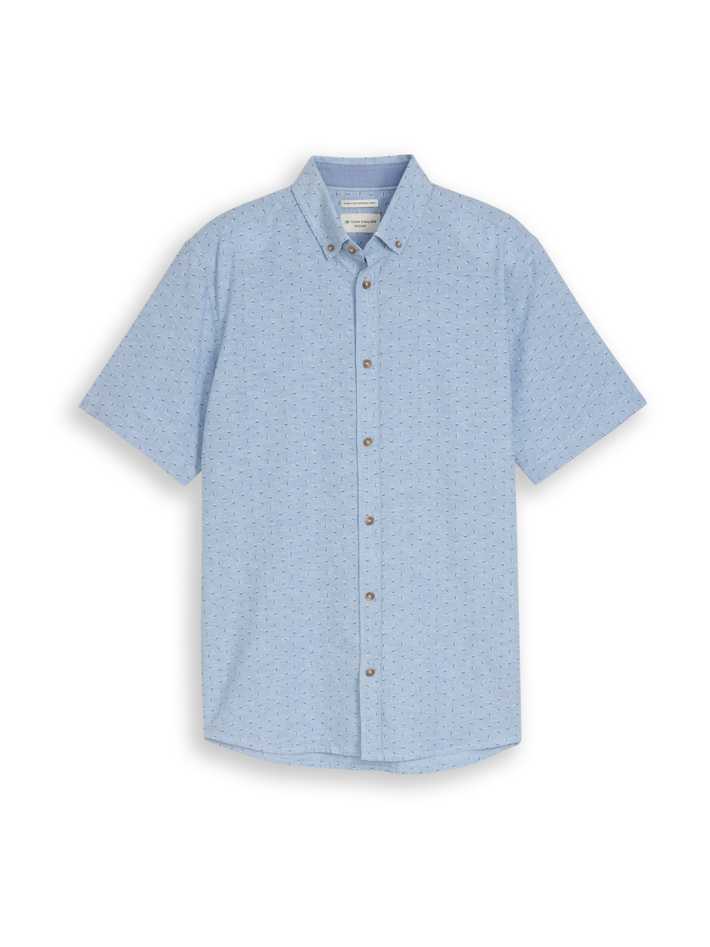 TOM TAILOR - Ajuste regular Camisa en azul: frente