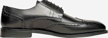 Henry Stevens Lace-Up Shoes 'Winston' in Black