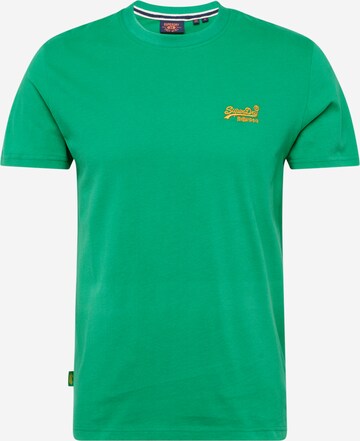 Superdry Shirt in Groen: voorkant