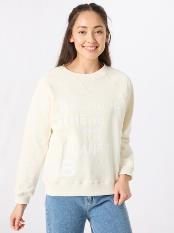 ECOALFSweater majica 'CILANTR' - bež boja: prednji dio