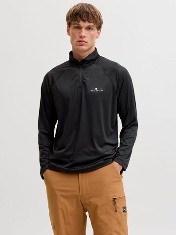 Veste mi-saison JACK & JONES en noir : devant