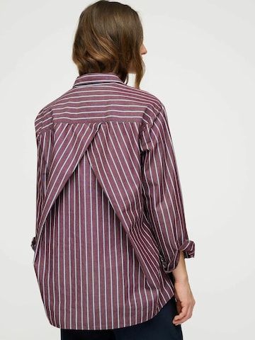 Maglietta ' gaia ' di moshi moshi mind in rosso