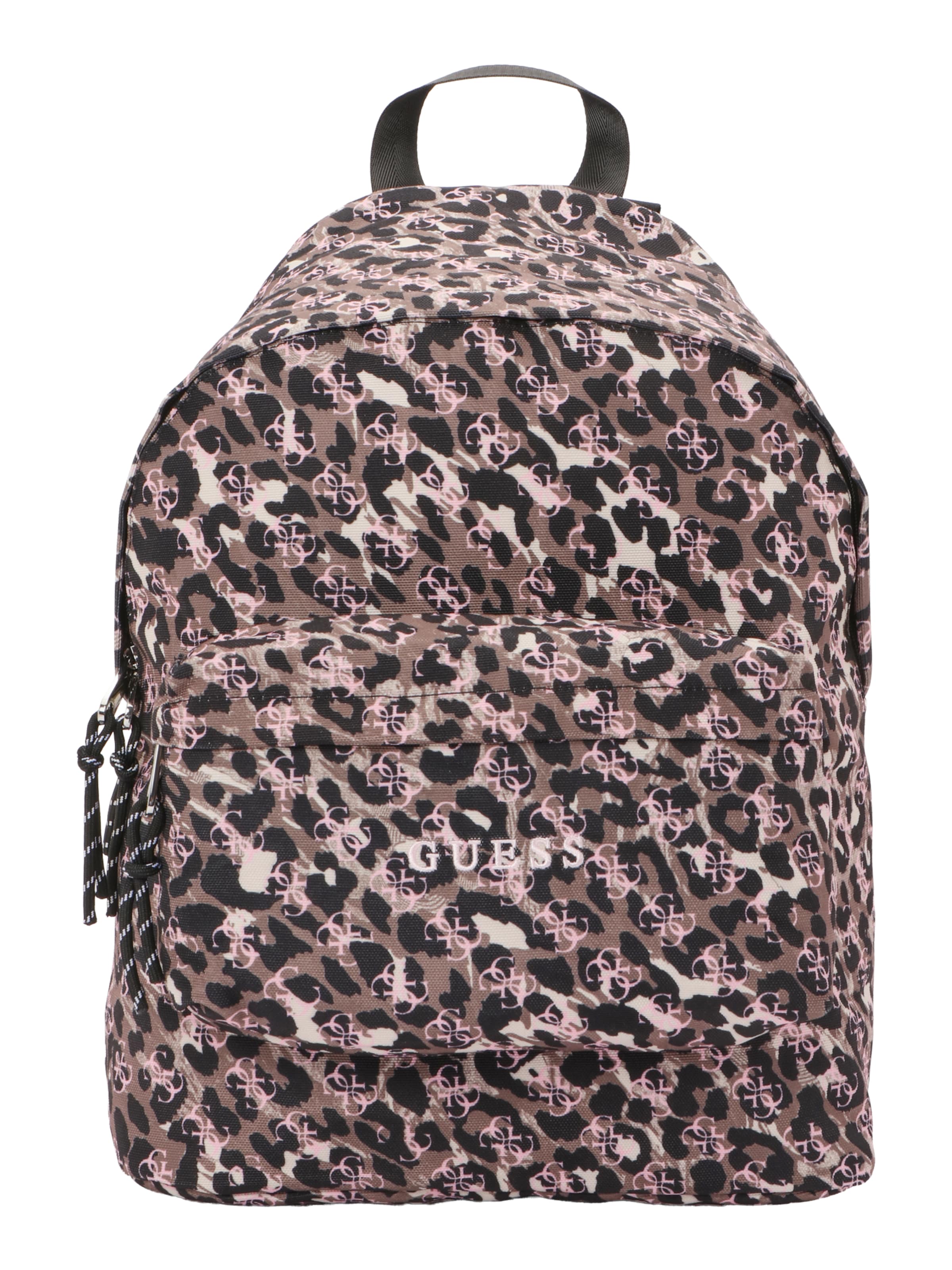 GUESS Backpack 'ALLOVER' in Brown: front