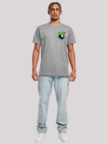 T-Shirt 'Looney Tunes Marvin The Martian Face' F4NT4STIC en gris