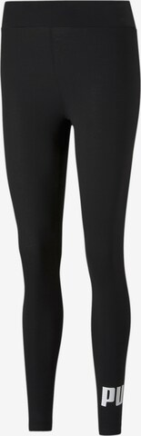 PUMA Skinny Sportbroek in Zwart: voorkant