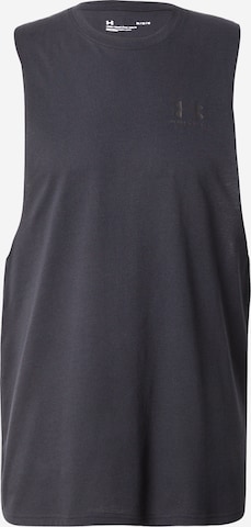 UNDER ARMOUR - Camiseta funcional en negro: frente