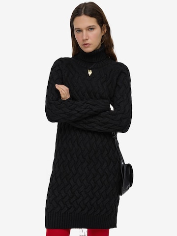 No Matter What Knit dress in Black: front