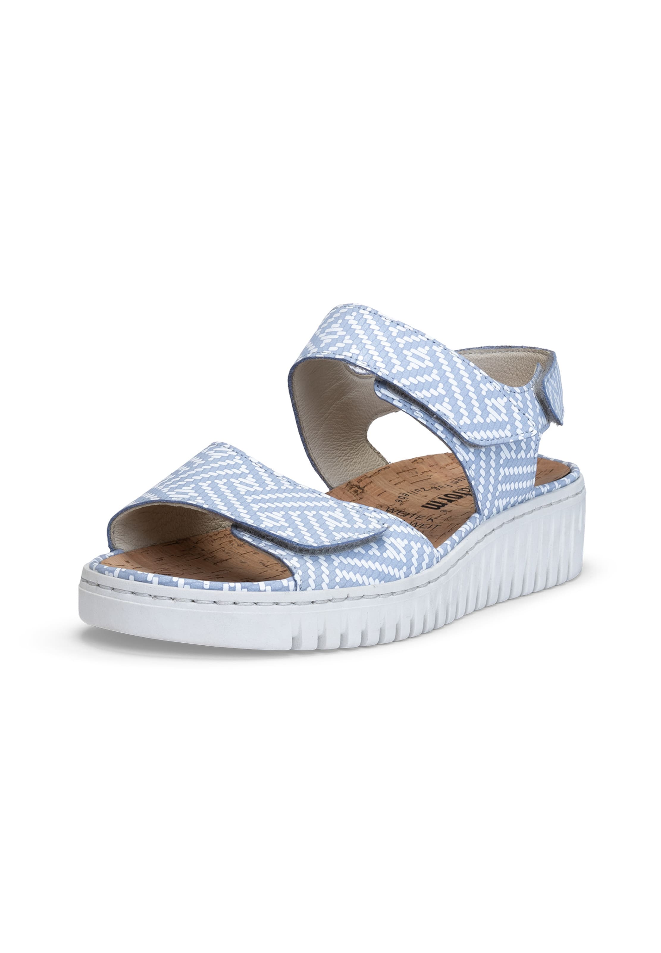 VITAFORM Sandale in Blau: Vorderseite