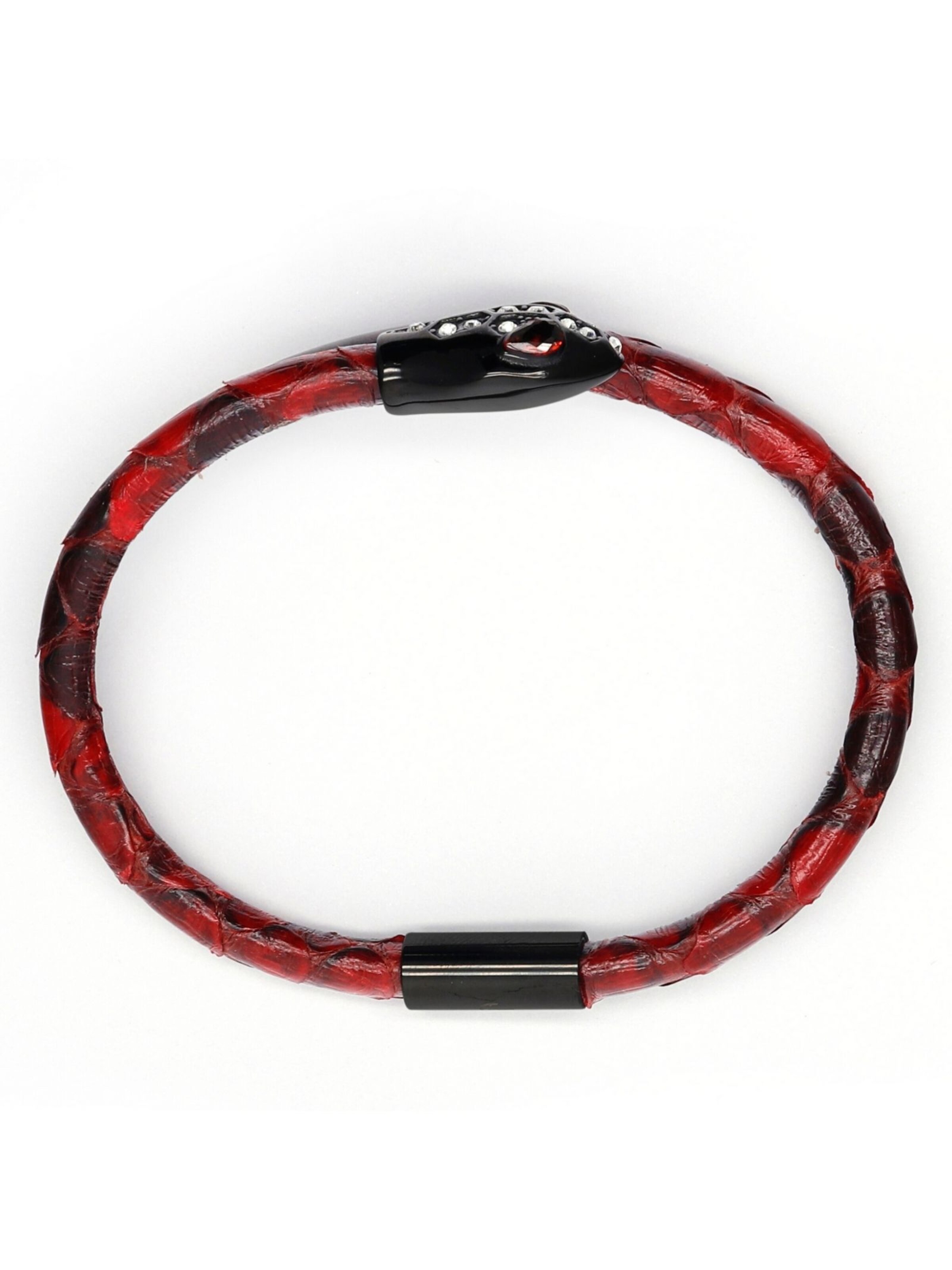 GT Collection Bracelet 'Snake Head' in Red