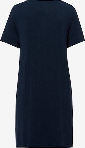 Hanro Nachthemd ' Natural Elegance ' in Blauw
