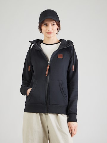 naketano Bluza rozpinana w kolorze czarny: przód