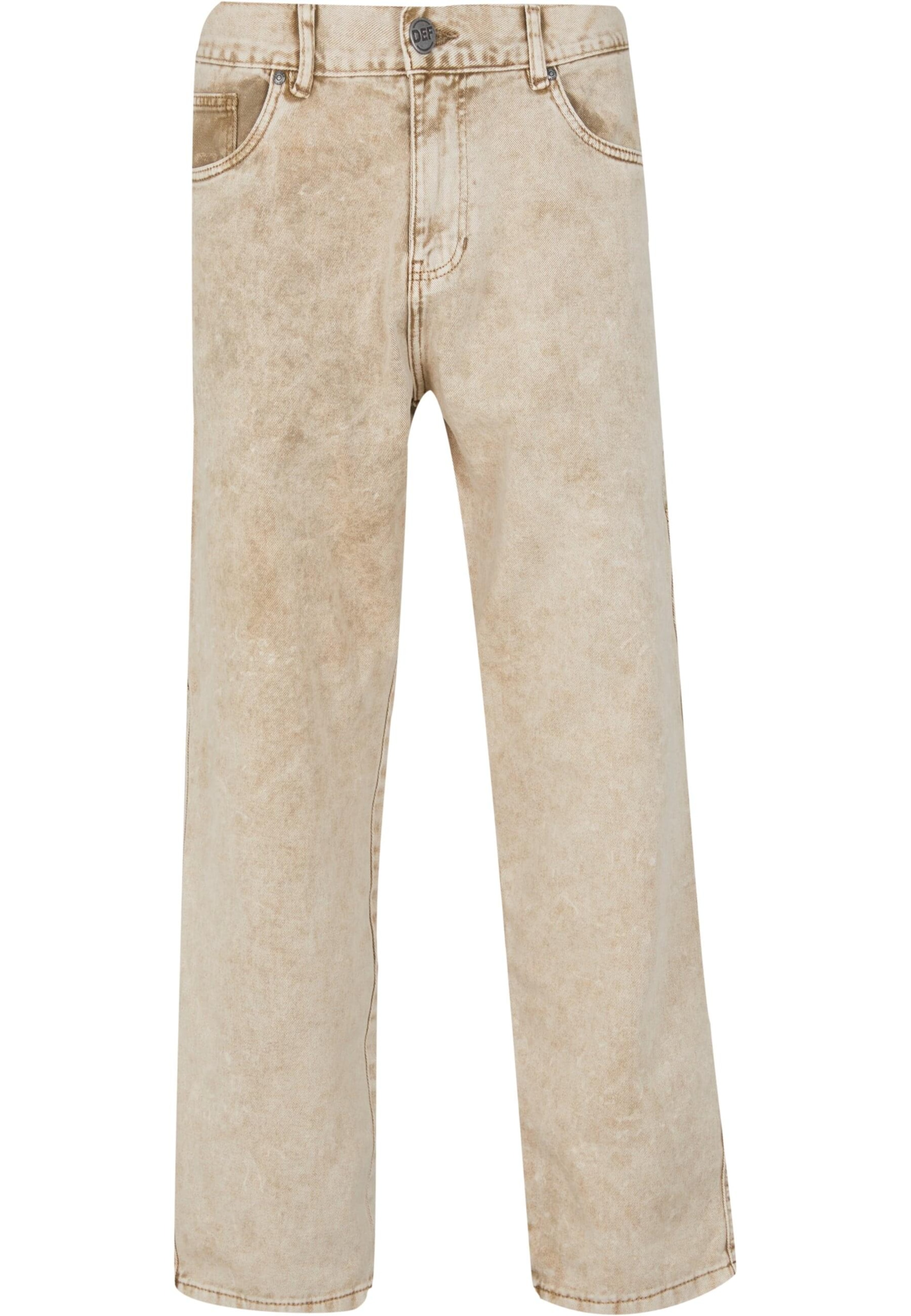 DEF Джинсы в Бежевый: спереди