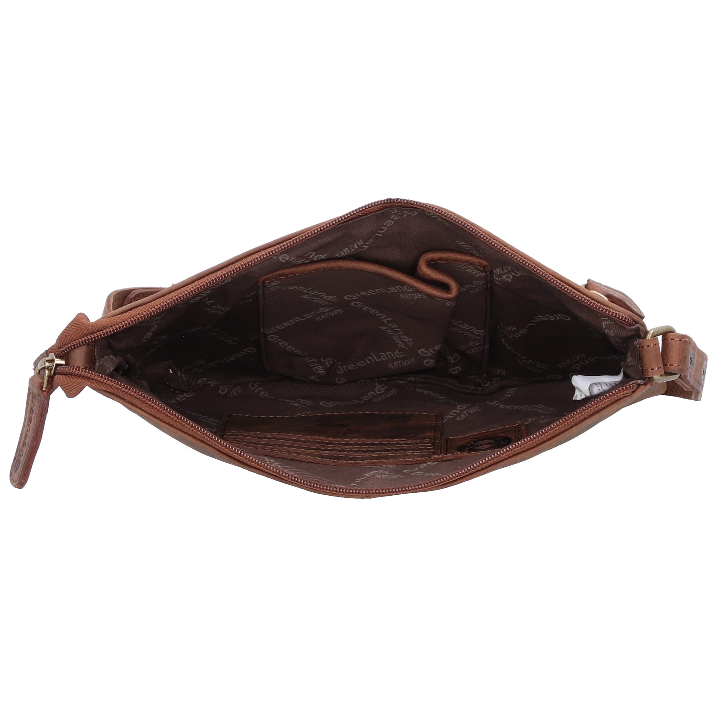 Greenland Nature Schoudertas 'RFID' in Bruin