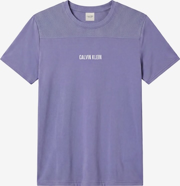 Calvin Klein Sport Functioneel shirt in Lila: voorkant