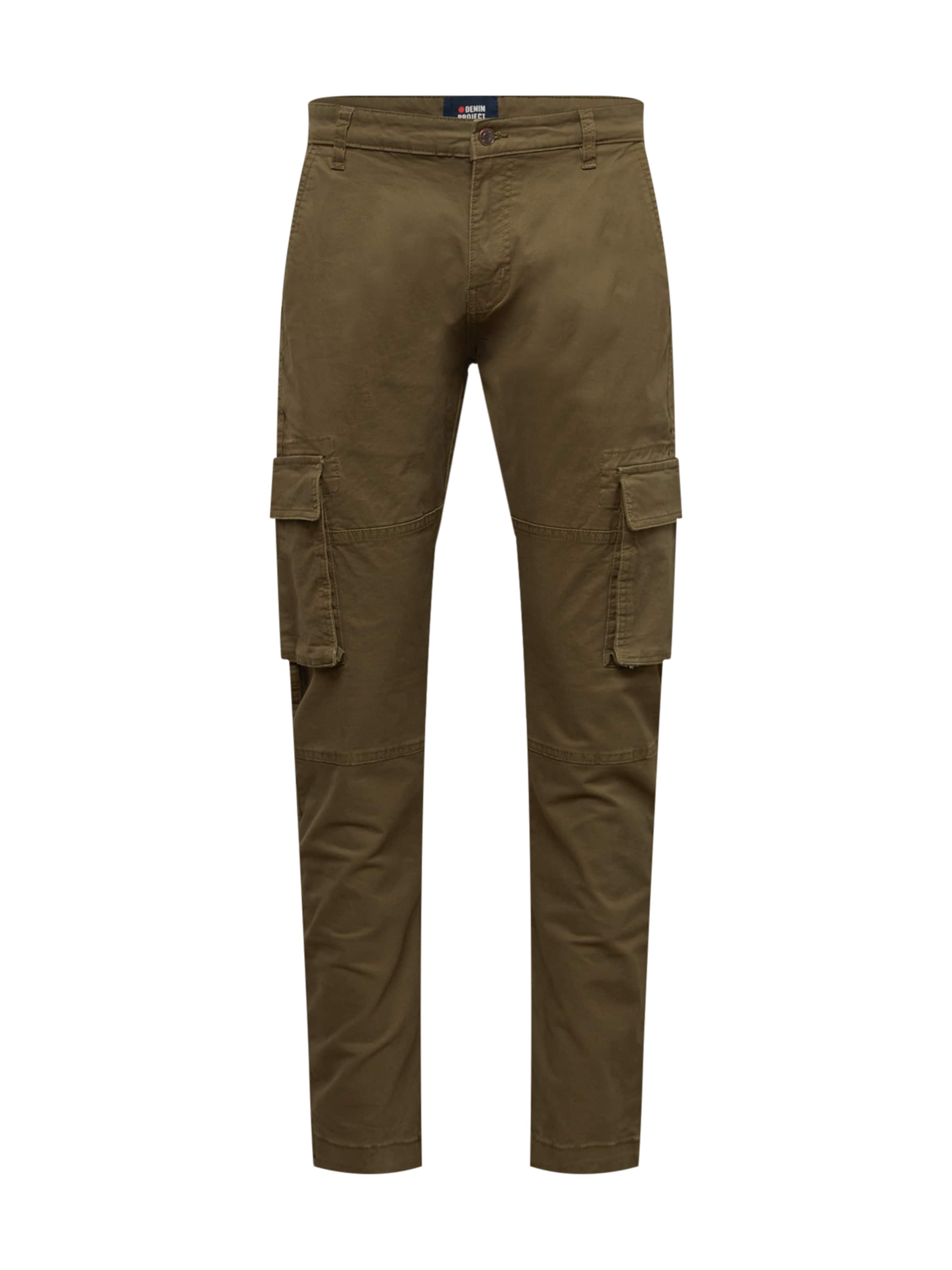 Regular Pantalon cargo Denim Project en vert : devant