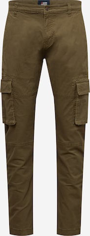 Denim Project Regular Cargo Pants in Green: front