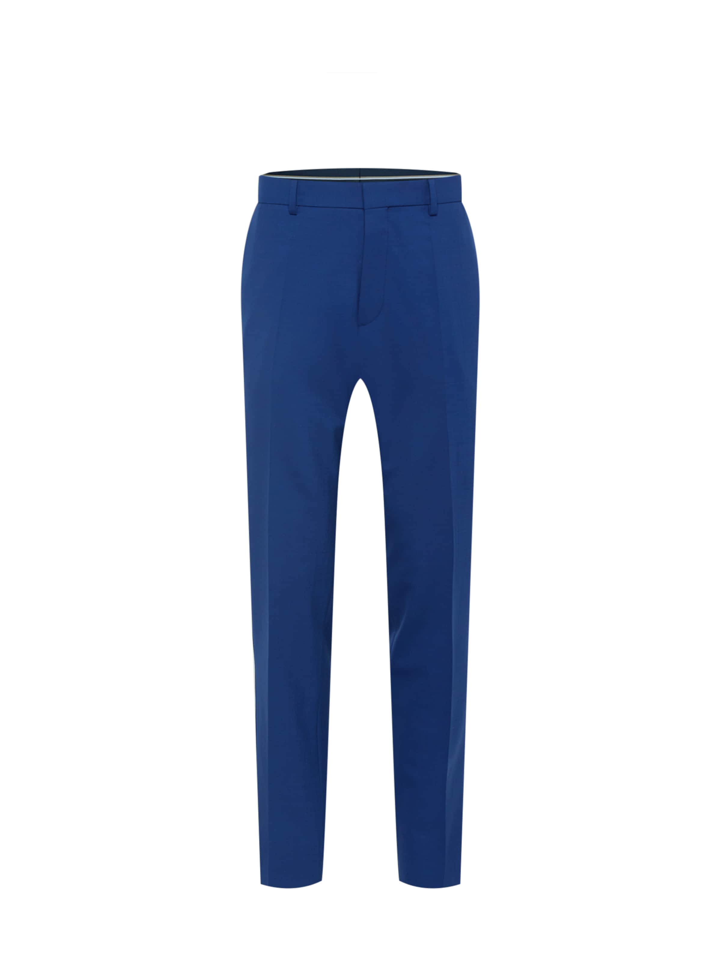 BOSS Regular Hose 'Lenon' in Blau: Vorderseite