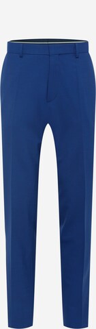 Regular Pantalon à plis 'Lenon' BOSS en bleu : devant