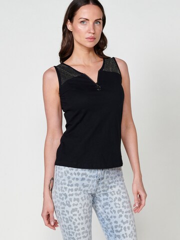 Top di KOROSHI in nero