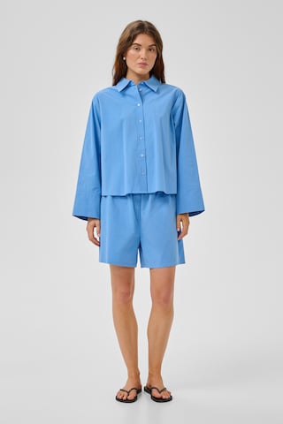 My Essential Wardrobe Shirt 'MWSunna Boxy' in Blauw