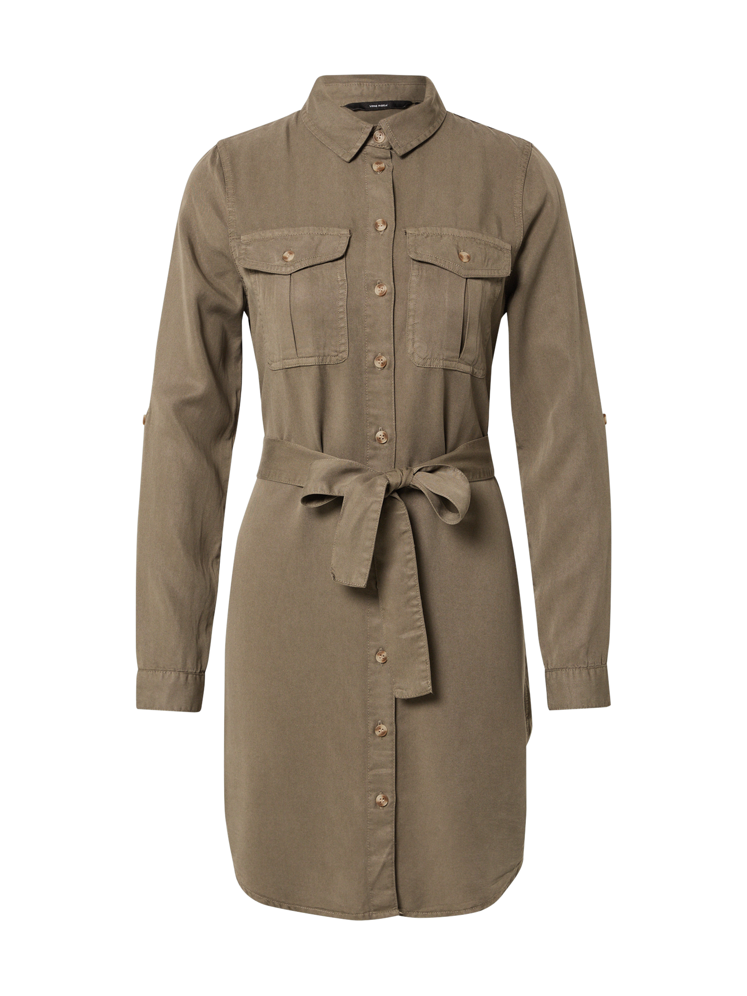 Donna Abbigliamento VERO MODA Abito camicia MIA in Seppia Donna Abbigliamento VERO MODA Abito camicia MIA in Seppia