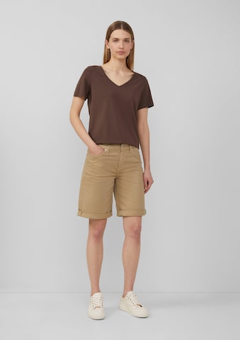 s.Oliver Regular Shorts 'Karolin' in Braun: Vorderseite