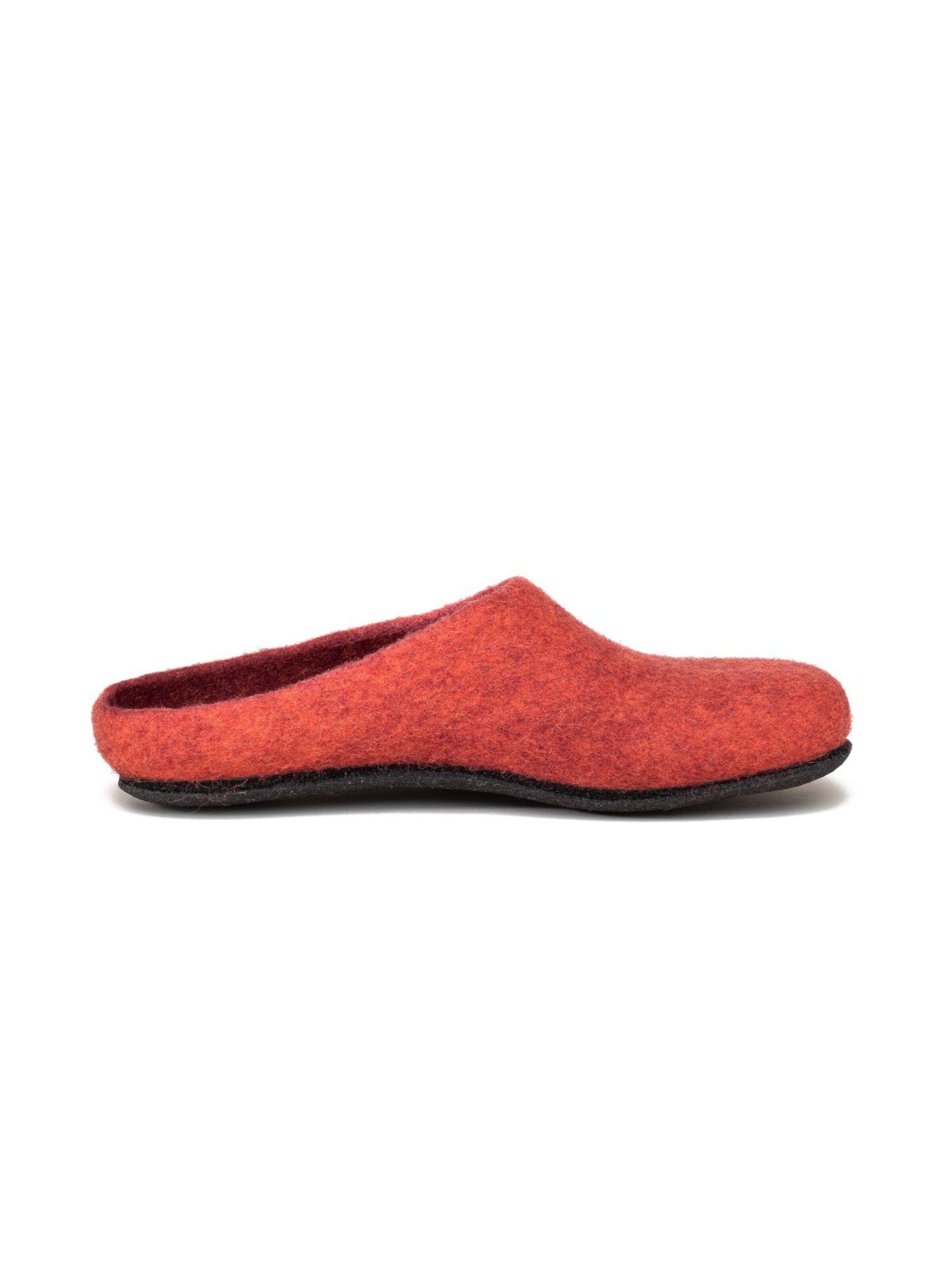 MagicFelt Slippers 'Filzpantoffel Magicfelt 709' in Orange
